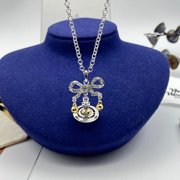 Vivienne Westwood Saturn Bell Necklace - Picture 2 of 10